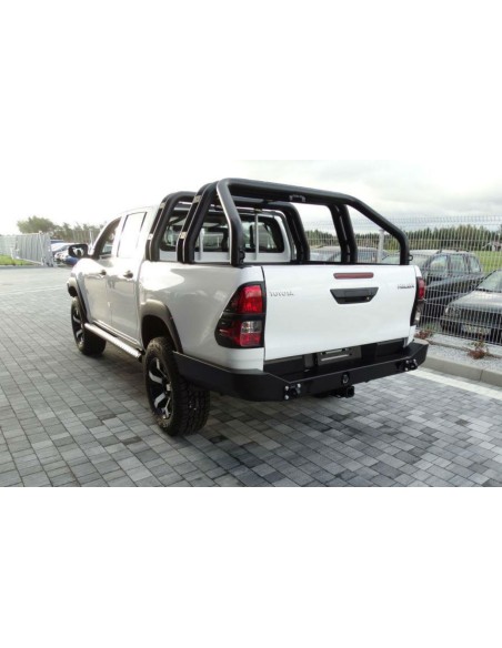 PARACHOQUES TRASERO ACERO REFORZADO HILUX REVO TOYOTA