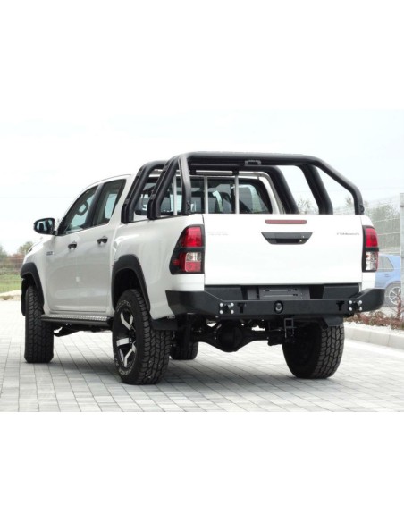 PARACHOQUES TRASERO ACERO REFORZADO HILUX REVO TOYOTA