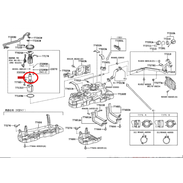BOMBA GASOLINA FJ CRUISER ORIGINAL TOYOTA