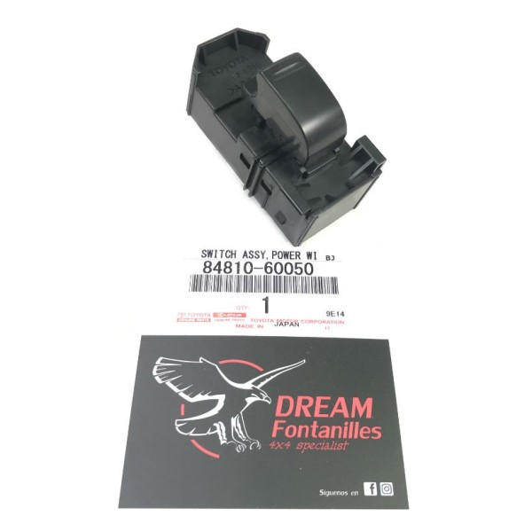 BOTON ELEVALUNAS SIMPLE J10 (1998-2000) ORIGINAL TOYOTA LAND CRUISER