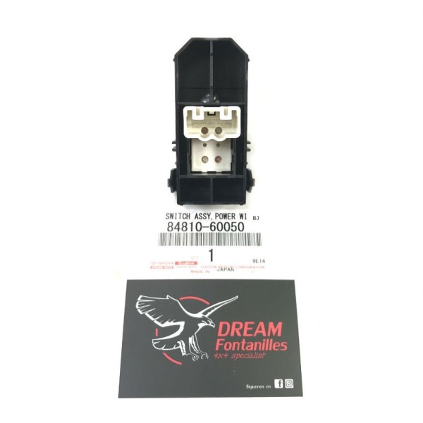 BOTON ELEVALUNAS SIMPLE J10 (1998-2000) ORIGINAL TOYOTA LAND CRUISER