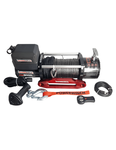 CABRESTANTE WINCH 8K (3629KG) 12V CABLE PLASMA POWERWINCH