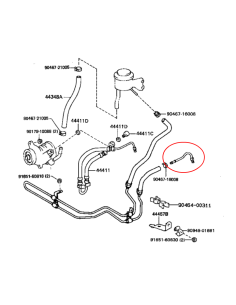RACOR TUBO ENTRADA DIRECCION J8 ORIGINAL TOYOTA LAND CRUISER 2
