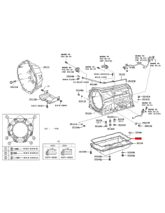 JUNTA TAPA CARTER CAJA AUTOMATICA J20  ORGINAL TOYOTA LAND CRUISER 2