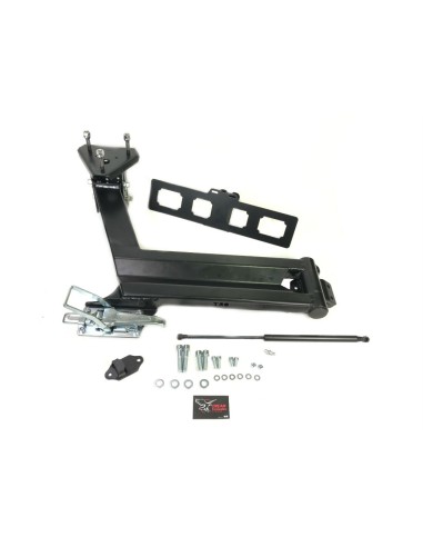 SOPORTE RUEDA TRASERO DERECHO PARACHOQUES ACERO REFORZADO J12 VXL TOYOTA LAND CRUISER