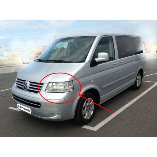 FARO DELANTERO IZQUIERDO VW TRANSPORTER HOMOLOGADO