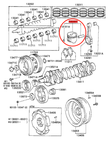 PISTON J-8 ANTERIOR AL 92