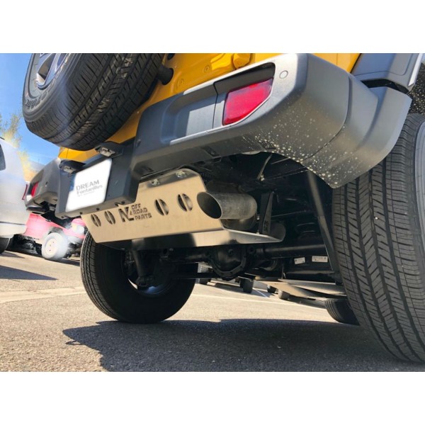 PROTECCION ESCAPE TRASERO JEEP JL (5 PUERTAS - GASOLINA) N4-OFFROAD