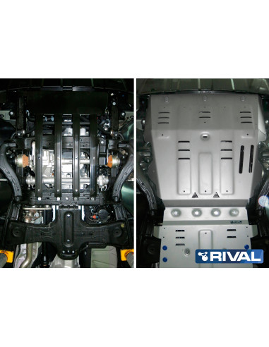 PROTECCIÓN RADIADOR + MOTOR ALU 4MM VW AMAROK RIVAL