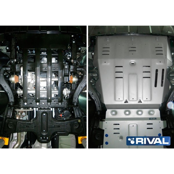 PROTECCIÓN RADIADOR + MOTOR ALU 6MM VW AMAROK RIVAL