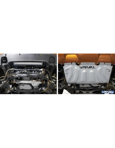 PROTECCIÓN RADIADOR 4 MM MERCEDES X-CLASS / NAVARA D23 D40 / PATHFINDER R51  RIVAL