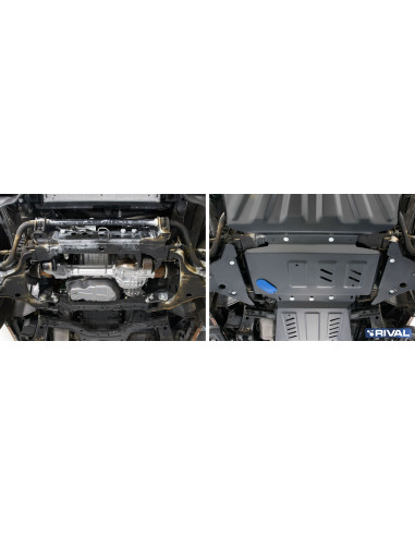 PROTECCIÓN MOTOR 3 MM MERCEDES X-CLASS / NAVARA D23 D40 / PATHFINDER R51 RIVAL