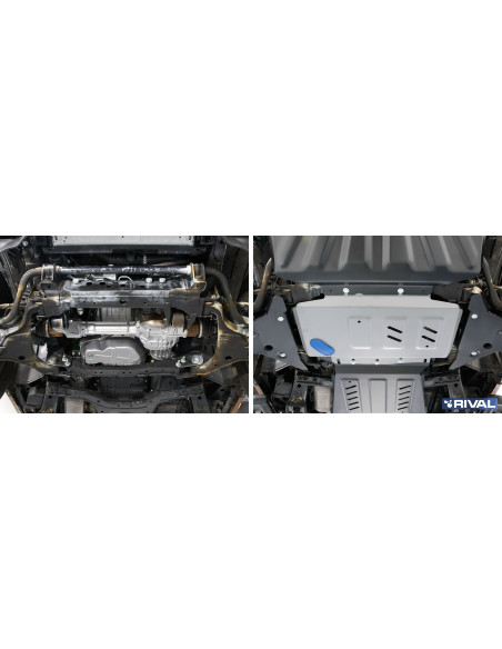 PROTECCIÓN MOTOR 4 MM MERCEDES X-CLASS / NAVARA D23 D40 / PATHFINDER R51  RIVAL
