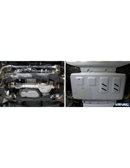 PROTECCIÓN MOTOR 6 MM MERCEDES X-CLASS / NAVARA D23 D40 / PATHFINDER R51  RIVAL