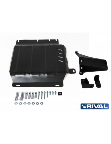 PROTECCIÓN CAJA TRANSFER ACERO 3 MM  MERCEDES X-CLASS 3.0 / NAVARA D23 D40 RIVAL