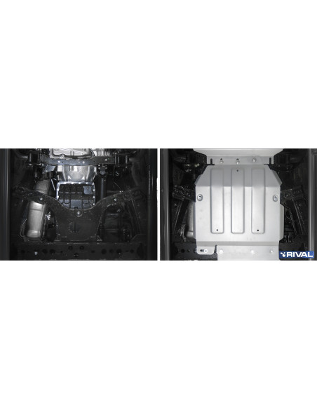 PROTECCIÓN CAJA CAMBIOS 4 MM MERCEDES X-CLASS 2.3 RIVAL