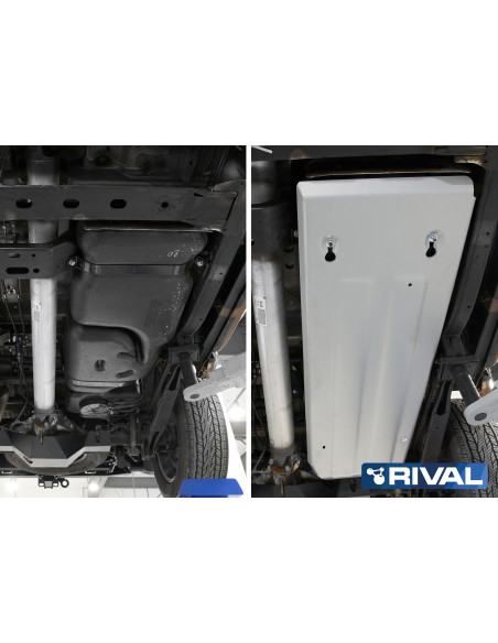PROTECCIÓN DEPÓSITO COMBUSTIBLE 6 MM NISSAN NAVARA D23 D40 PATHFINDER R51 RIVAL