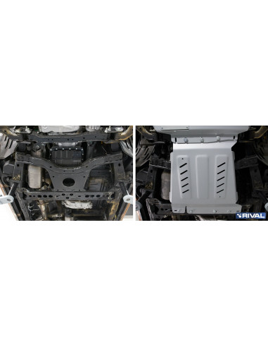 PROTECCIÓN CAJA CAMBIOS 4 MM NISSAN NAVARA D23 D40 PATHFINDER R51 RIVAL