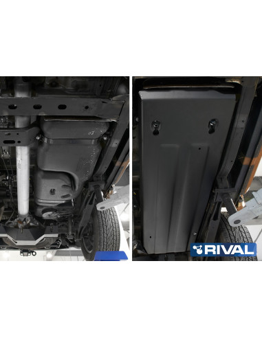 PROTECCIÓN DEPÓSITO COMBUSTIBLE ACERO 3 MM NISSAN NAVARA D23 D40 PATHFINDER R51 RIVAL