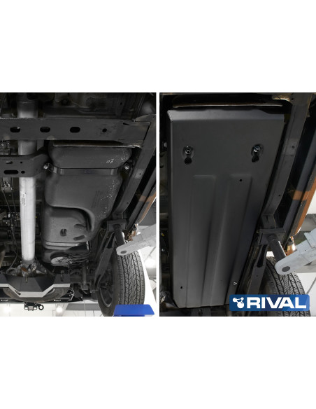 PROTECCIÓN DEPÓSITO COMBUSTIBLE ACERO 3 MM NISSAN NAVARA D23 D40 PATHFINDER R51 RIVAL