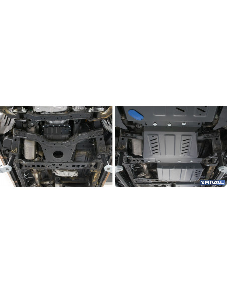 PROTECCIÓN CAJA CAMBIOS ACERO 3 MM NISSAN NAVARA D23 D40 PATHFINDER R51 RIVAL