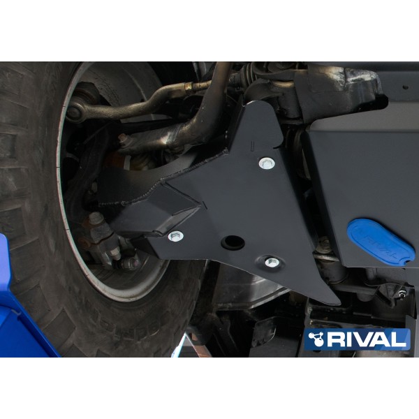 PROTECCIÓN BRAZOS DELANT. ACERO 3 MM NISSAN NAVARA D23 RIVAL