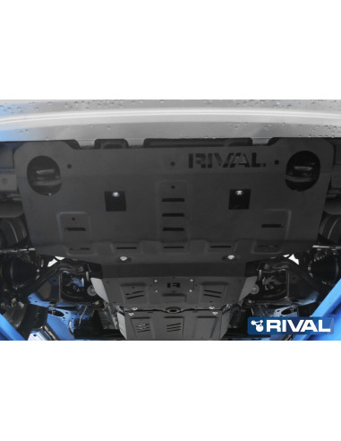 PROTECCIÓN RADIADOR + MOTOR ACERO 3 MM TOYOTA HILUX REVO RIVAL