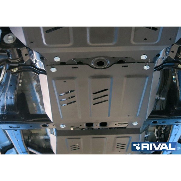 PROTECCIÓN CAJA CAMBIOS ACERO 3 MM TOYOTA HILUX REVO RIVAL