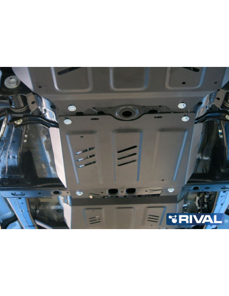PROTECCIÓN CAJA CAMBIOS ACERO 3 MM TOYOTA HILUX REVO RIVAL