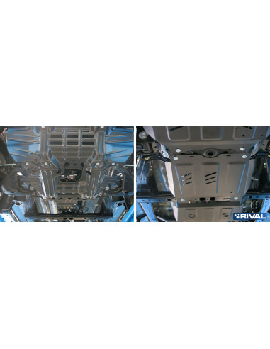 PROTECCIÓN CAJA CAMBIOS ACERO 3 MM TOYOTA HILUX REVO RIVAL