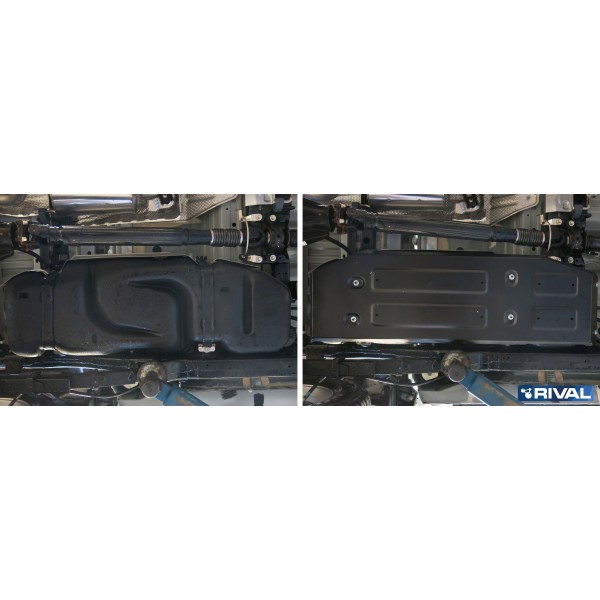 PROTECCIÓN DEPÓSITO COMBUSTIBLE ACERO 3 MM TOYOTA HILUX REVO RIVAL