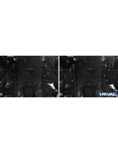PROTECCIÓN BRAZOS DELANT. ACERO 3 MM TOYOTA HILUX REVO RIVAL 2