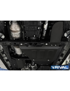 PROTECCIÓN CAJA TRANSFER+ADBLUE+SENSOR OXÍGENO ACERO 3 MM TOYOTA HILUX REVO RIVAL 2
