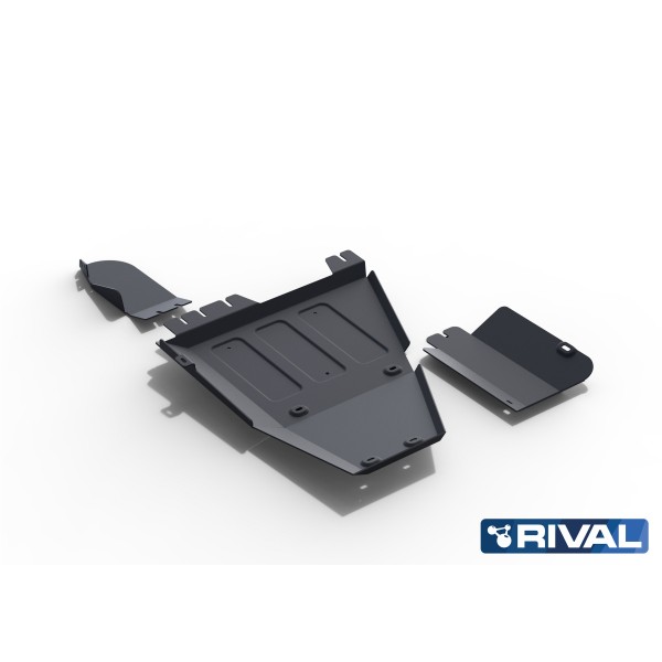 PROTECCIÓN CAJA TRANSFER+ADBLUE+SENSOR OXÍGENO ACERO 3 MM TOYOTA HILUX REVO RIVAL