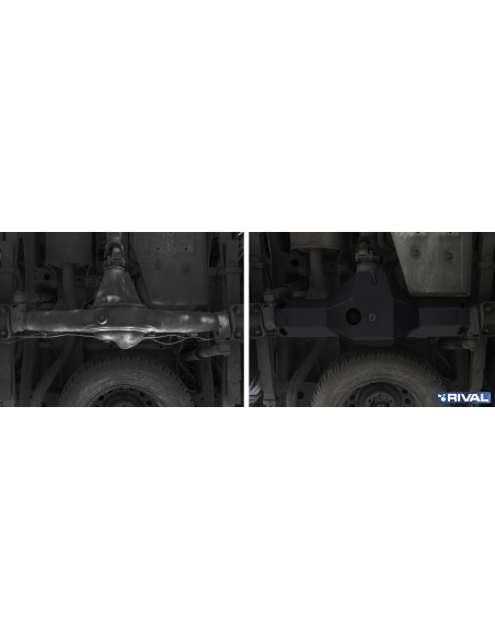 PROTECCIÓN DIFERENCIAL ACERO 3 MM TOYOTA HILUX REVO RIVAL