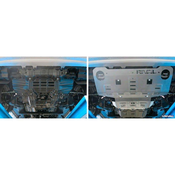 PROTECCIÓN RADIADOR + MOTOR 6 MM TOYOTA HILUX REVO RIVAL