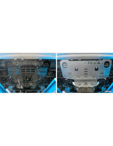 PROTECCIÓN RADIADOR + MOTOR 6 MM TOYOTA HILUX REVO RIVAL