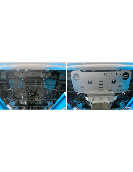 PROTECCIÓN RADIADOR + MOTOR 6 MM TOYOTA HILUX REVO RIVAL