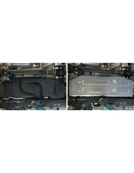 PROTECCIÓN DEPÓSITO COMBUSTIBLE 4 MM TOYOTA HILUX REVO RIVAL