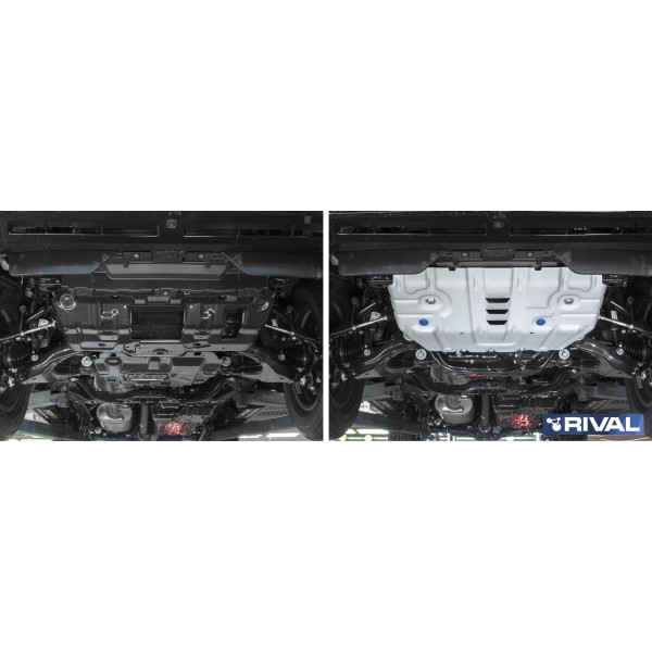PROTECCIÓN MOTOR (PIEZA 1) 4 MM TOYOTA LAND CRUISER 150 / PRADO J15 RIVAL