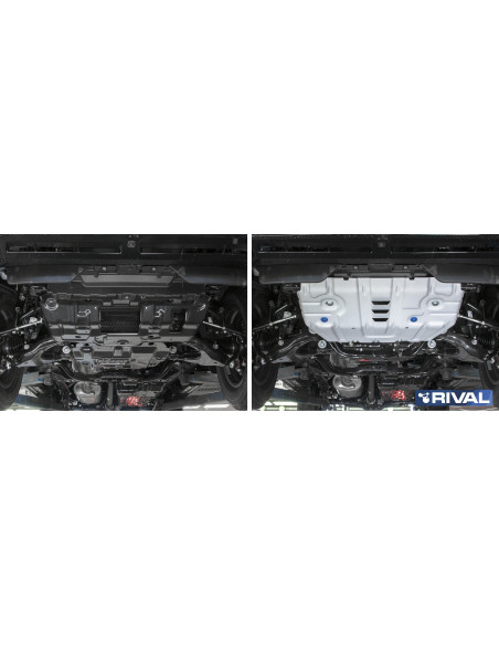 PROTECCIÓN MOTOR (PIEZA 1) 4 MM TOYOTA LAND CRUISER 150 / PRADO J15 RIVAL