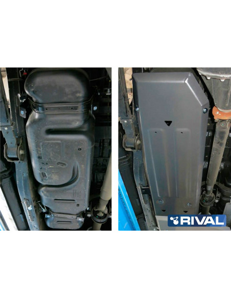 PROTECCIÓN DEPÓSITO COMBUSTIBLE 6 MM FORD RANGER PX RIVAL