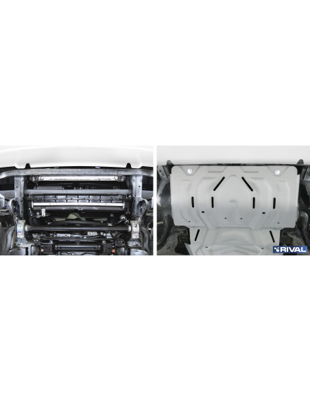 PROTECCIÓN RADIADOR  4 MM MITSUBISHI L200 / TRITON KL RIVAL