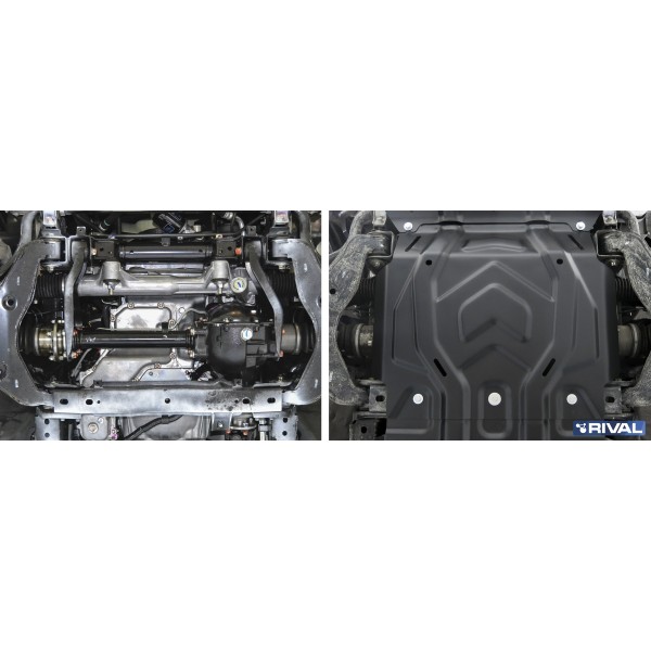 PROTECCIÓN MOTOR 3 MM MITSUBISHI L200 / TRITON KL RIVAL