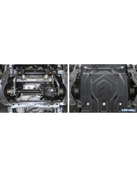 PROTECCIÓN MOTOR 3 MM MITSUBISHI L200 / TRITON KL RIVAL