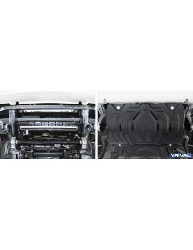 PROTECCIÓN RADIADOR  3 MM MITSUBISHI L200 / TRITON KL RIVAL