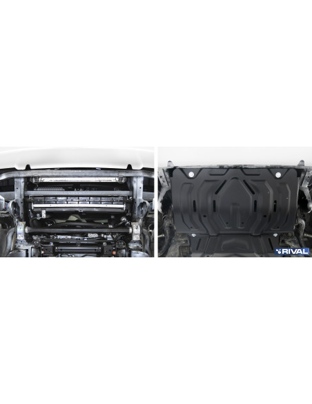 PROTECCIÓN RADIADOR  3 MM MITSUBISHI L200 / TRITON KL RIVAL