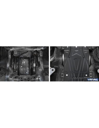 PROTECCIÓN CAJA CAMBIOS 3 MM MITSUBISHI L200 / TRITON KL RIVAL