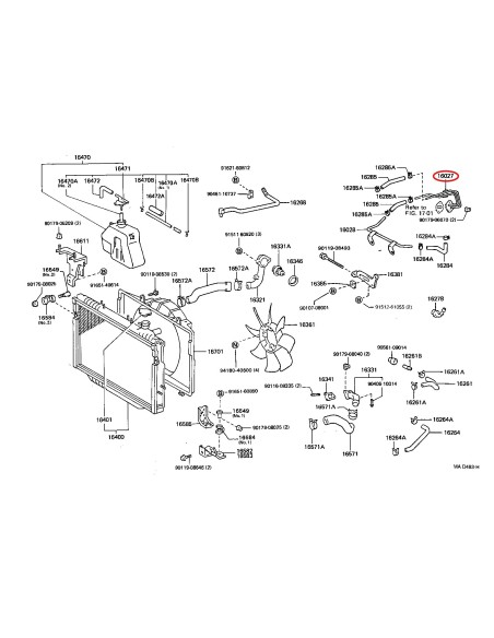 TUBO REFRIGERACION  J8 ORIGINAL TOYOTA LAND CRUISER