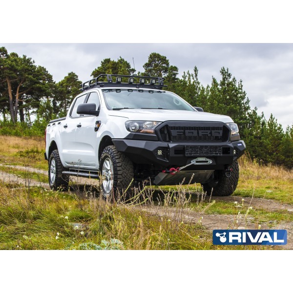 PARACHOQUES DELANTERO ALUMINIO (SIN FAROS) FORD RANGER PX RIVAL